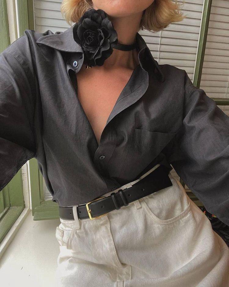 CHOKER ROSA