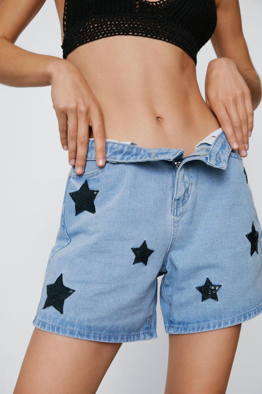 SEQUIN STARS SHORTS