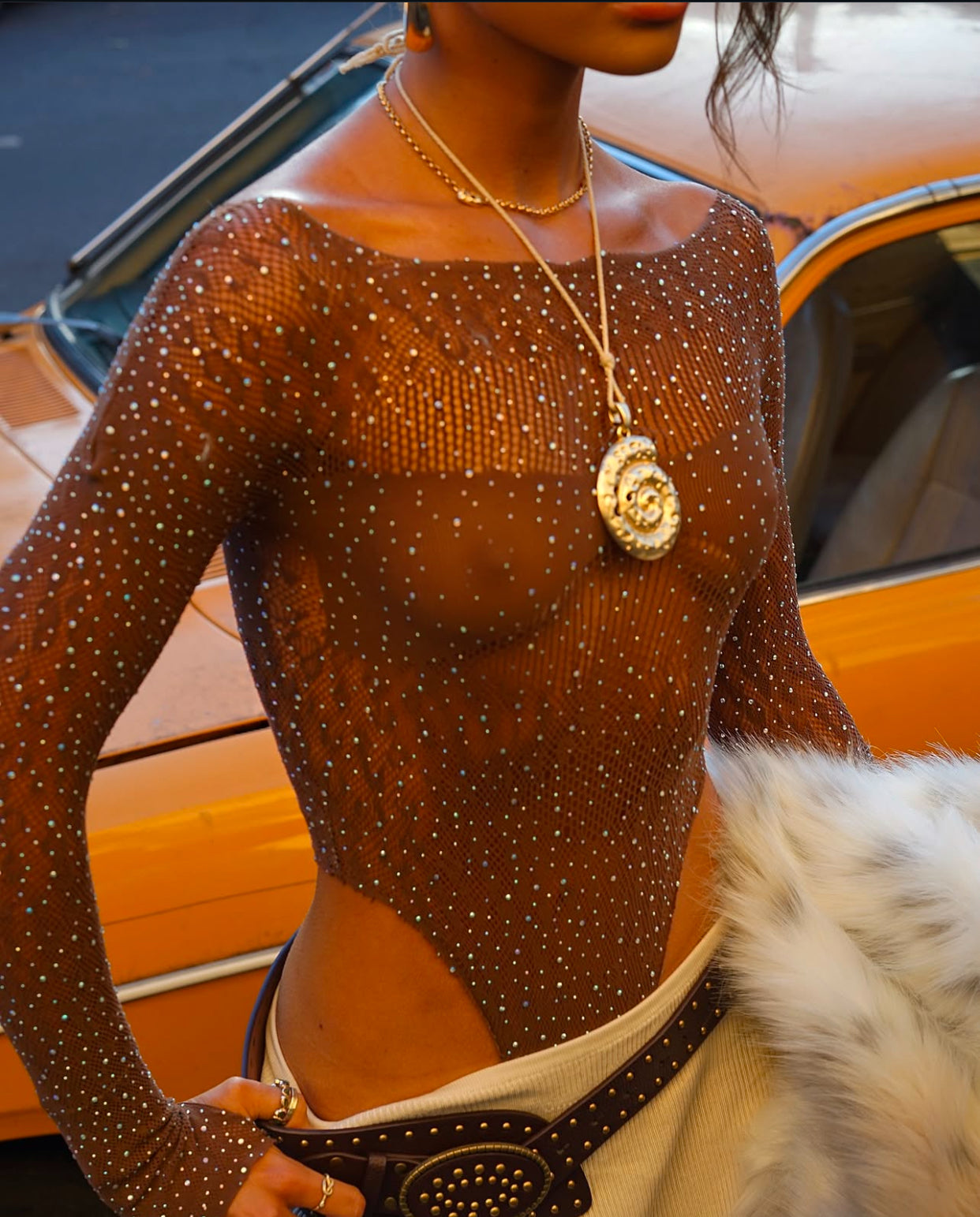 LEOPARD FANCY BODYSUIT