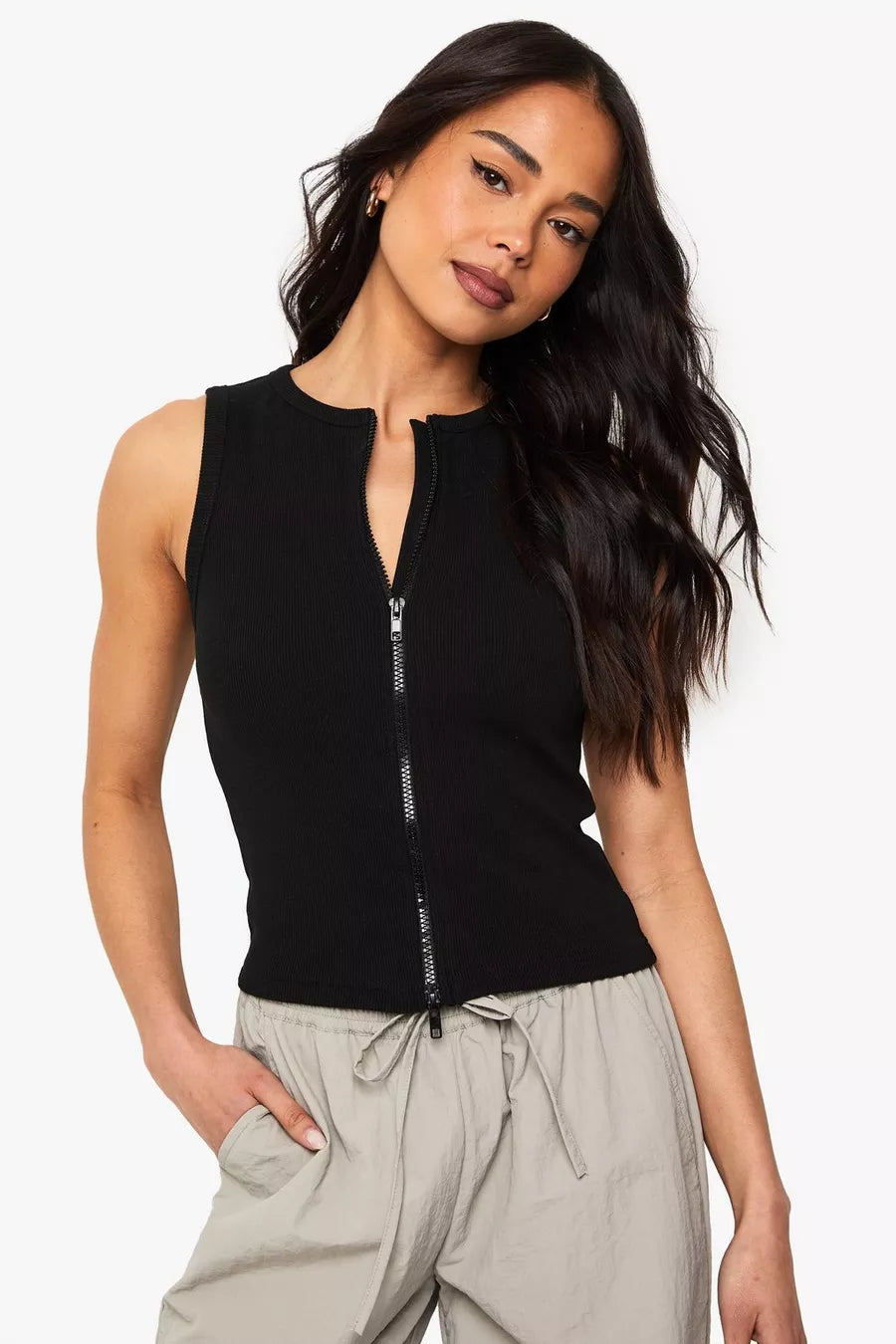 DOUBLE ENDED ZIP TOP