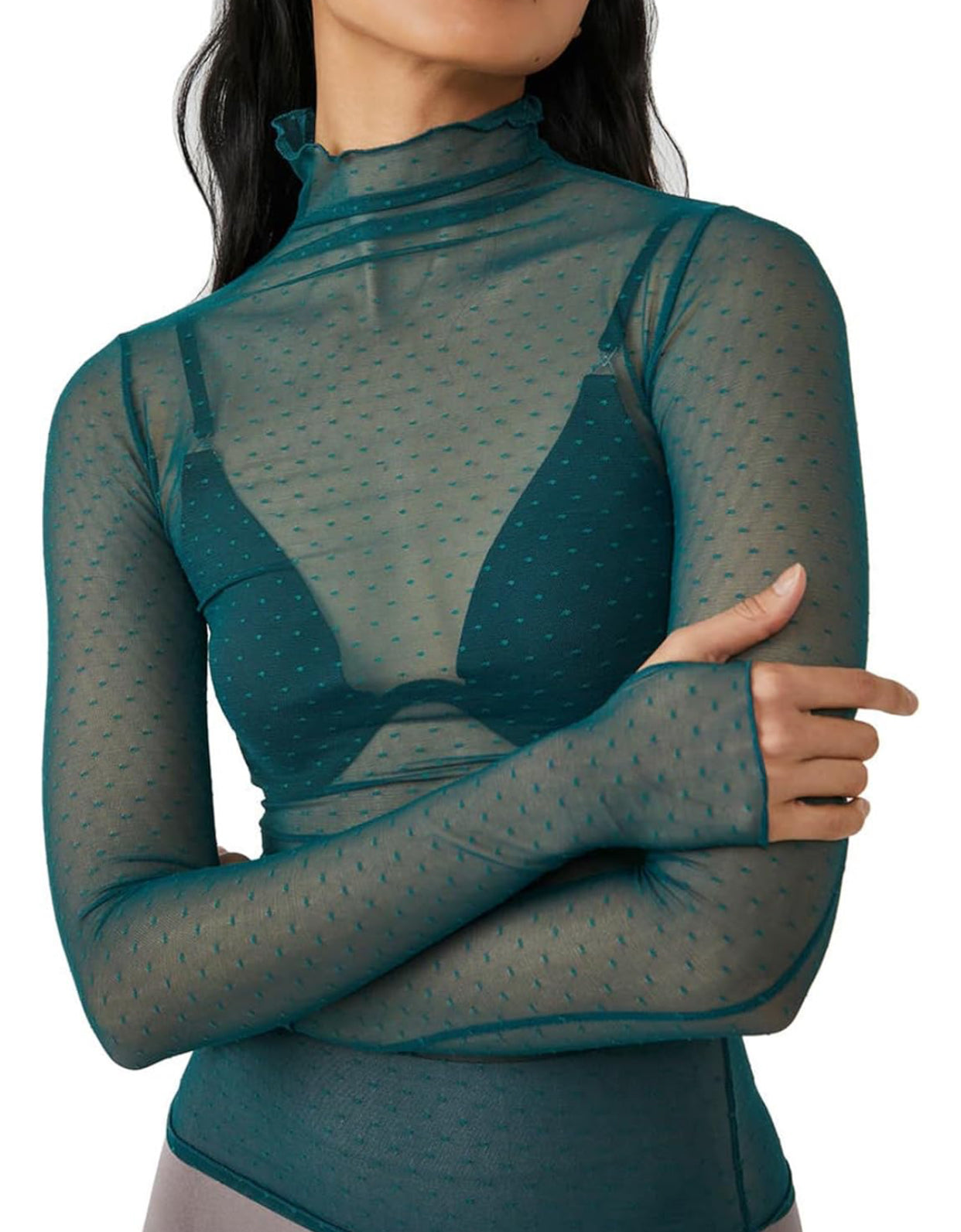 POLKA MESH TOP