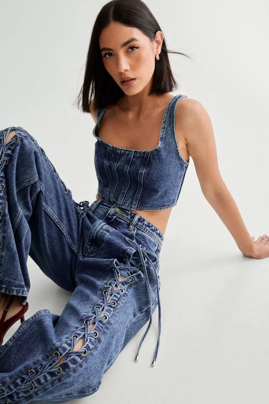LACE TRENDY JEAN