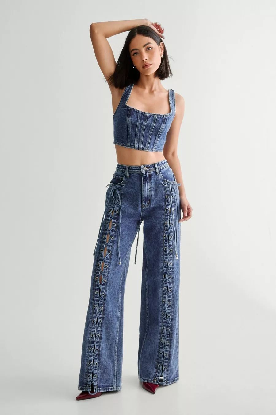 LACE TRENDY JEAN