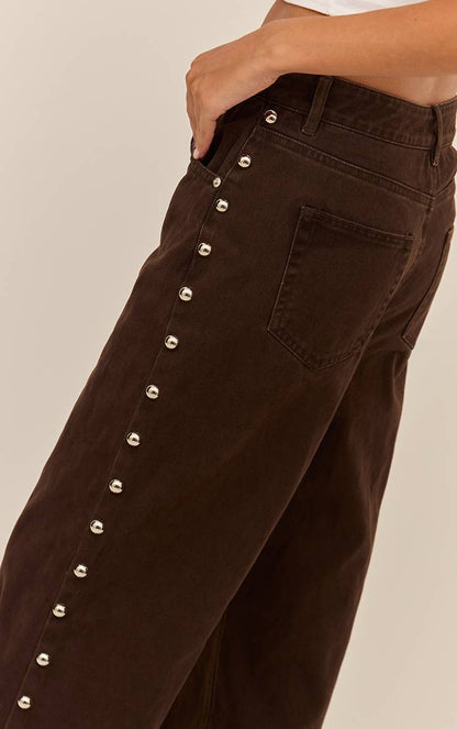 FALL STUDDED JEAN