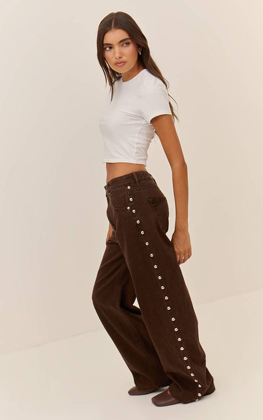 FALL STUDDED JEAN