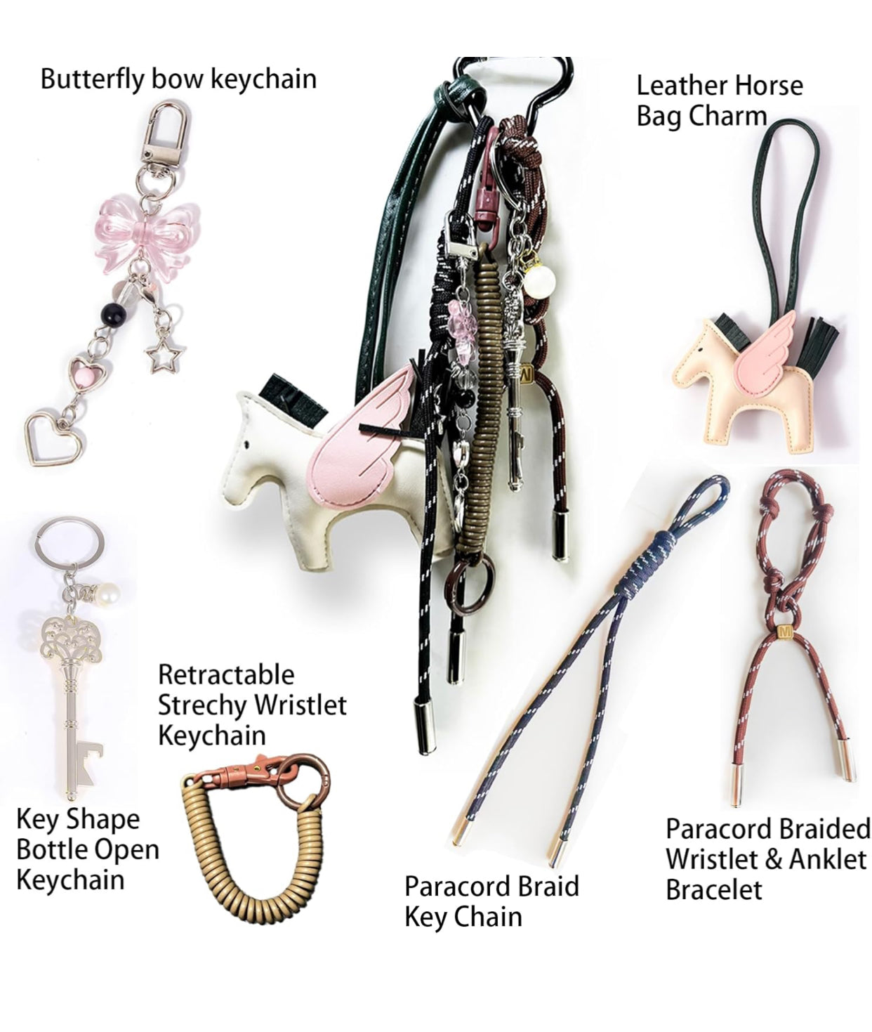 FANCY PONY KEYCHAIN