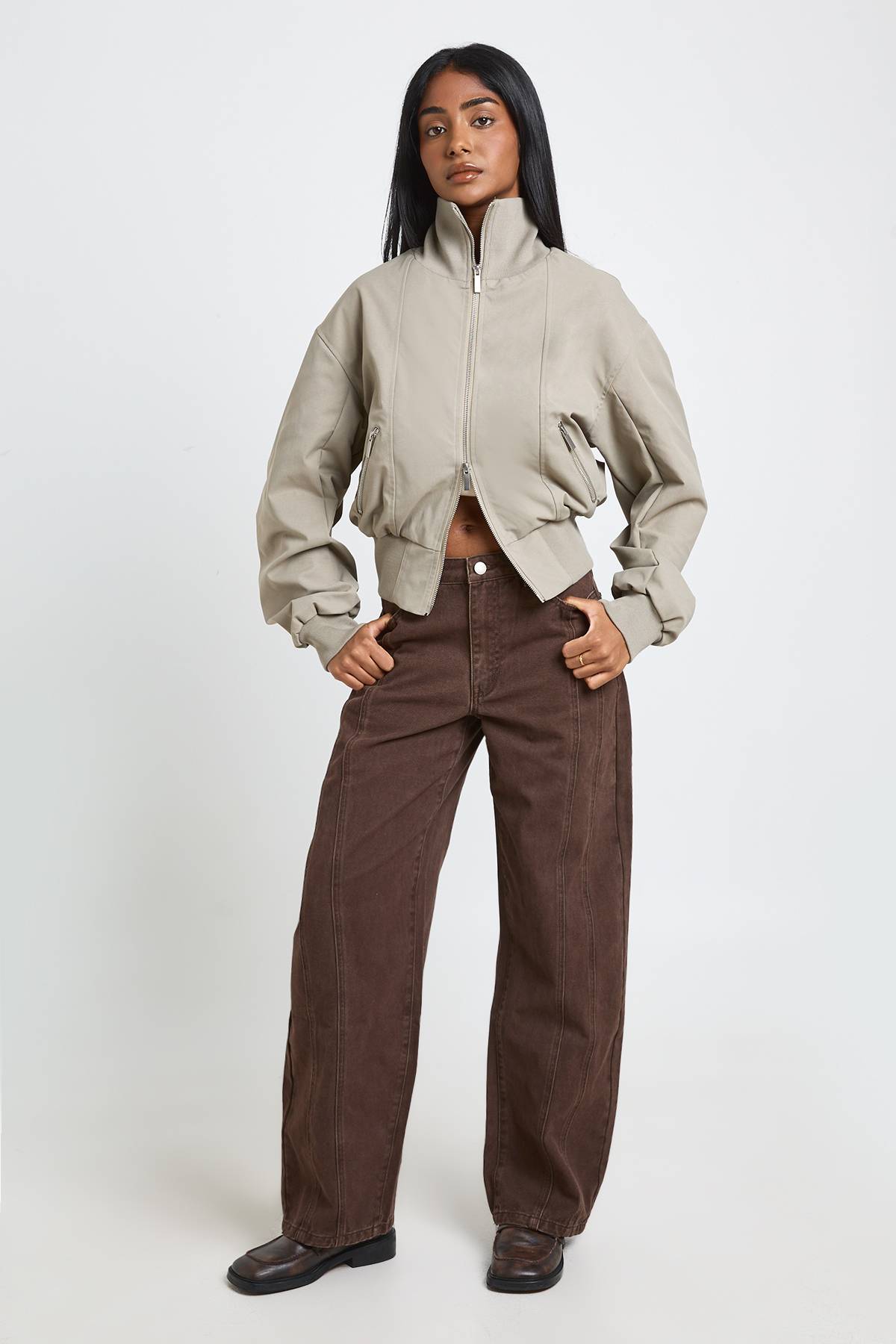 ZIP BOMBER JACKET