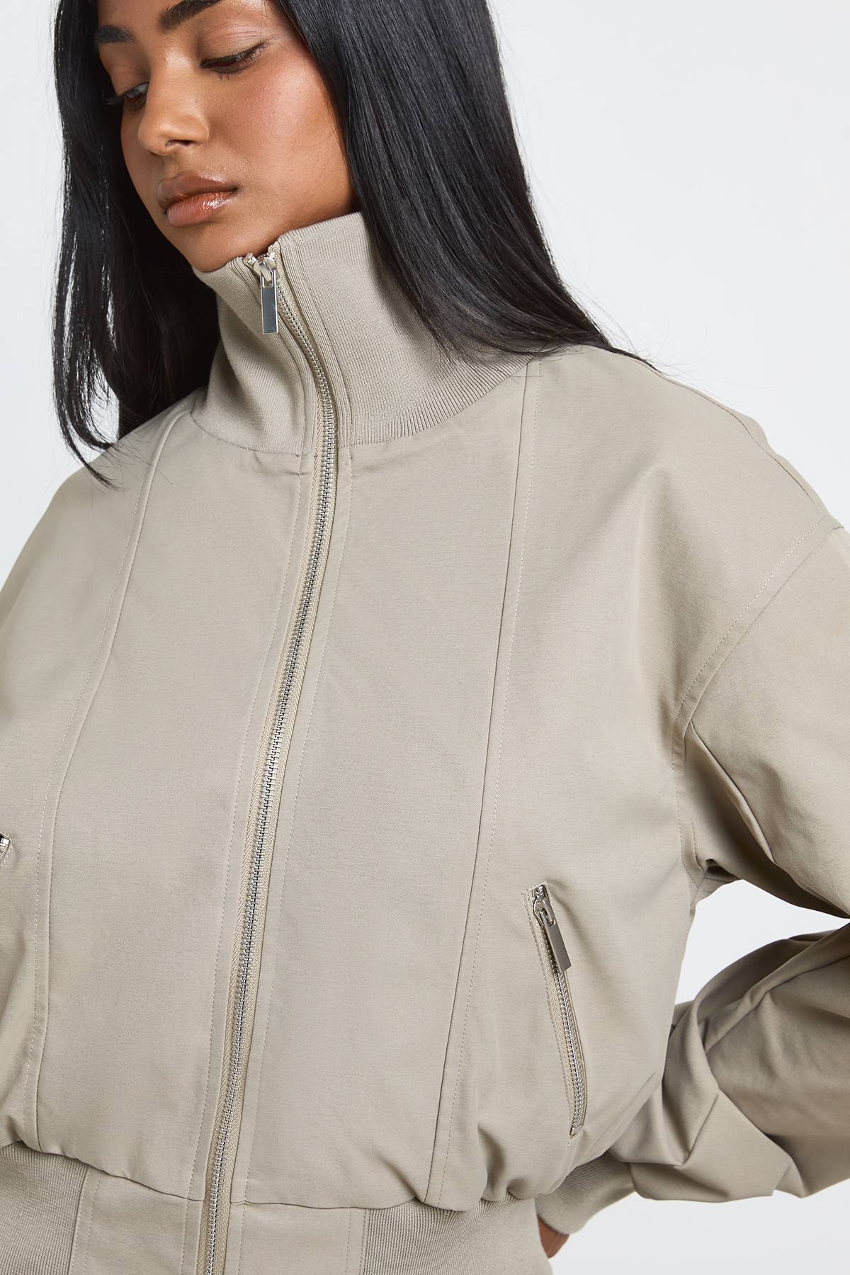 ZIP BOMBER JACKET