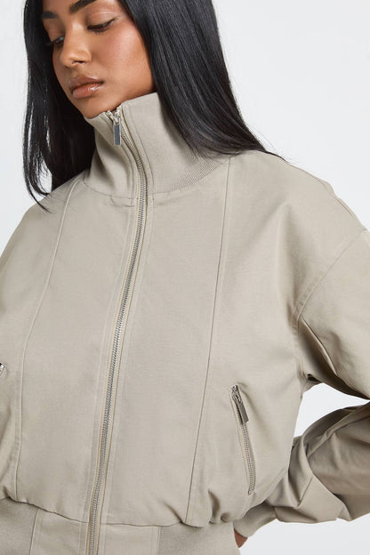 ZIP BOMBER JACKET