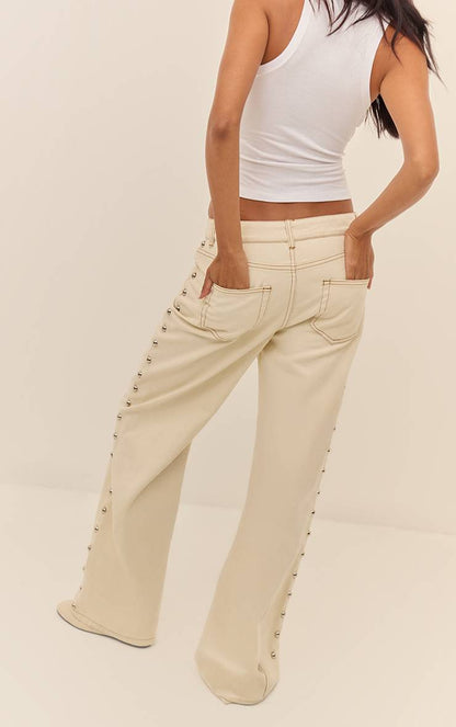 FALL STUDDED JEAN