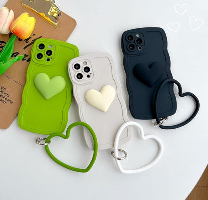 3D LOVE HEART IPHONE CASE