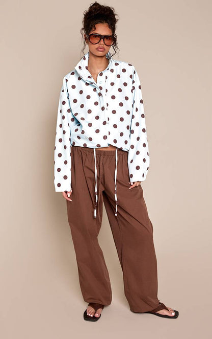 BLUE POLKA JACKET