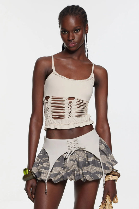 BUBBLE CAMO SKORT