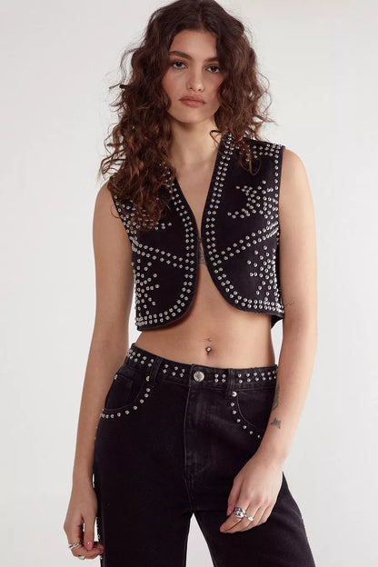CHALECO WESTERN BLACK