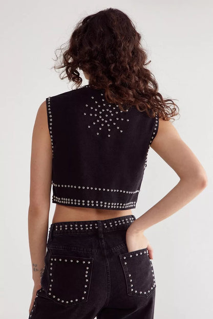 CHALECO WESTERN BLACK
