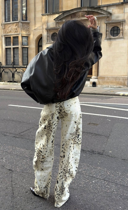 SNOW LEOPARD PANTS