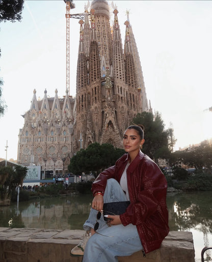 BURGUNDY OVERSIZED
