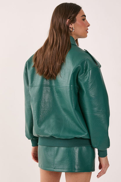 GREEN VIBES BOMBER
