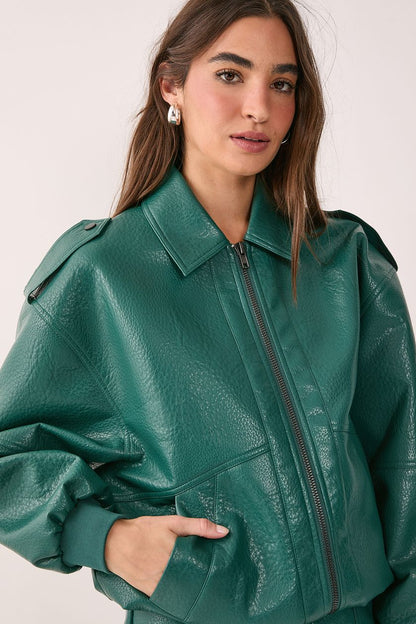 GREEN VIBES BOMBER