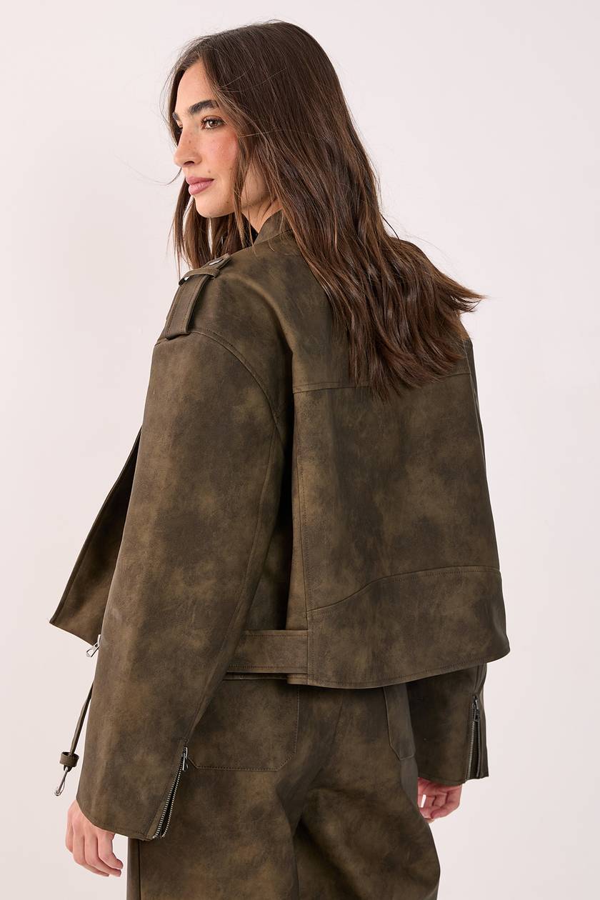 ESPRESSO BIKER JACKET