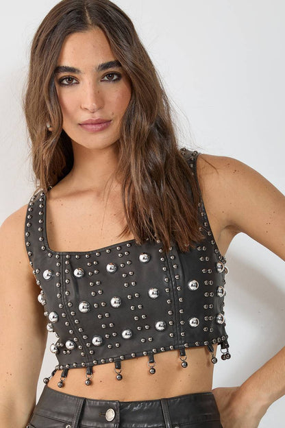 STUDDED PARTY TOP