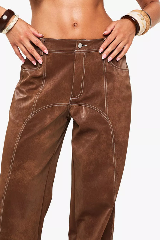 LUXURY BROWN PANTS